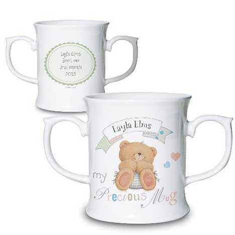 Personalised Forever Friends Bone China Baby Loving Mug £13.99